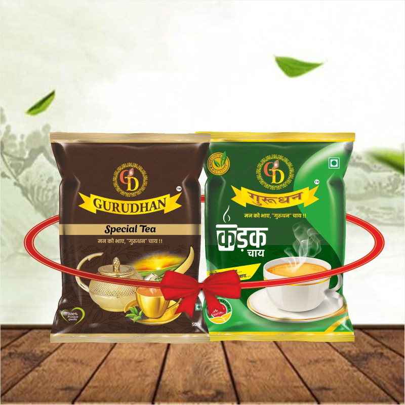 Combo Gurudhan Kadak Tea 250g & Special Tea 500g